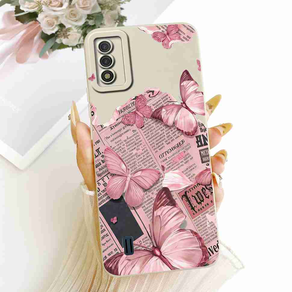 For Itel A26 Case Retro Flame Flowers Silicone Back Cover For Itel A26 ITEL A26 Shockproof Mobile Phone Cases Bumper