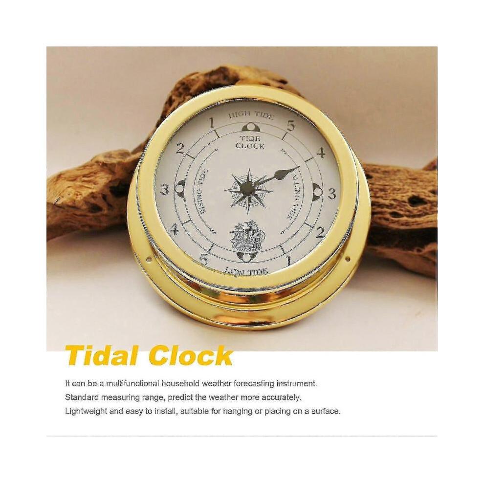 Tidal Clock, Tester Copper Shell Marine for , Wall Hanging Boat Using Tidal Clock, 115mm