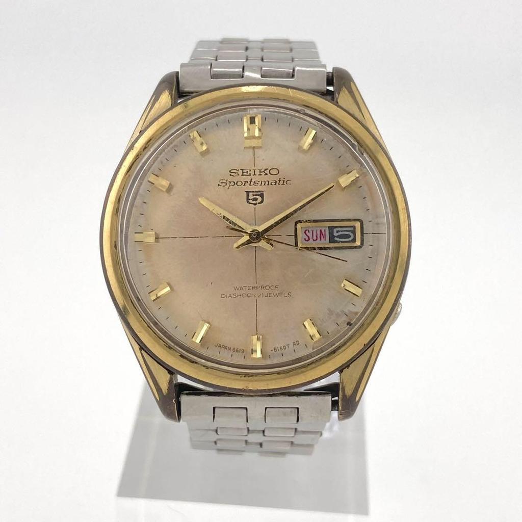 [USED] Working SEIKO 5 Automatic Watch 6619-8250