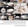 JIN MEI Elegant Ceramic Dining Set
