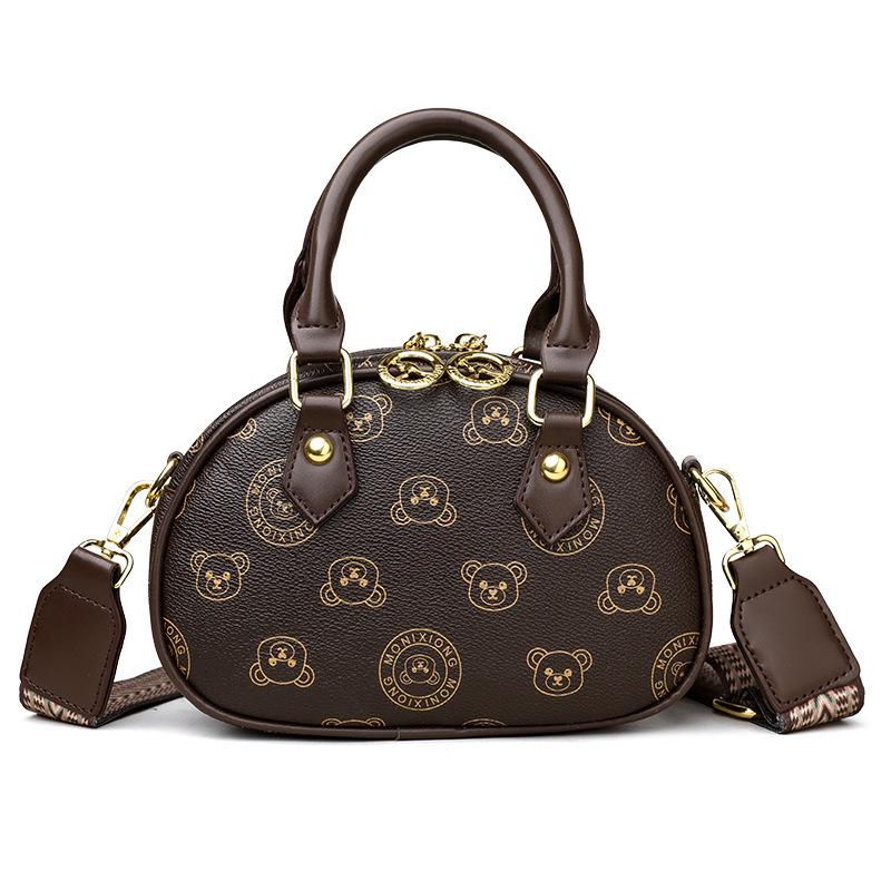 Интернет Знаменитость Сумка Женская Новая Печатные Буквы Широкий Плечевой Ремень Ретро — фото 7