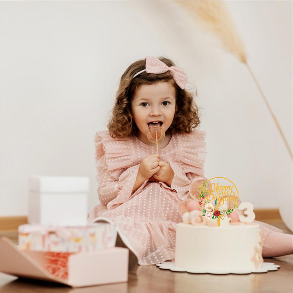 Elegant Happy Birthday Cake Topper For Party Decoration Birthday Cake Toppers Birthday Party Acrylic