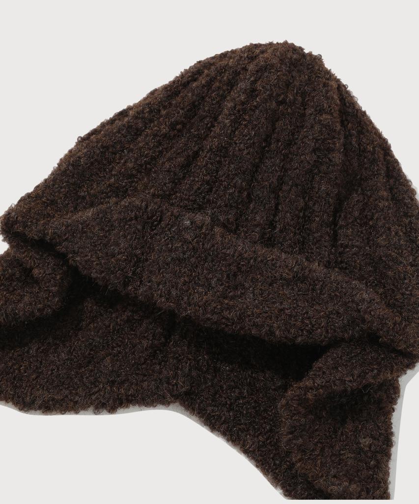 COVERNAT WOMAN Cloverheart Boucle Trooper Hat Brown