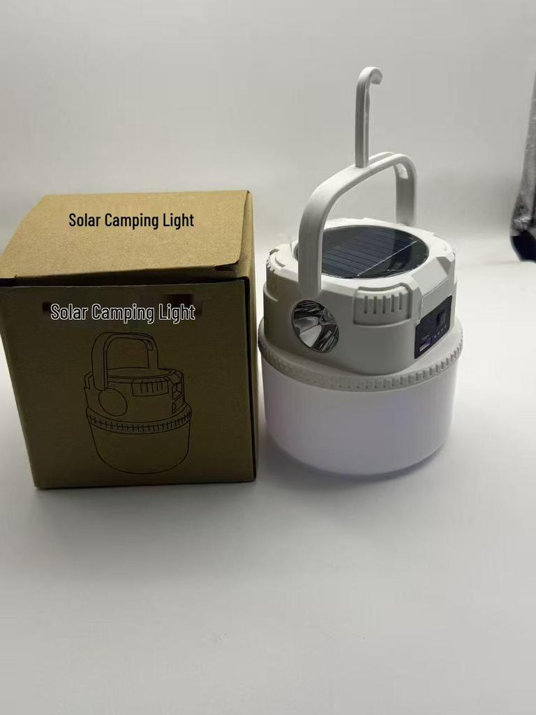 Solar Camping Emergency Light - Outdoor Tent, Street Stall & Power Outage Solution