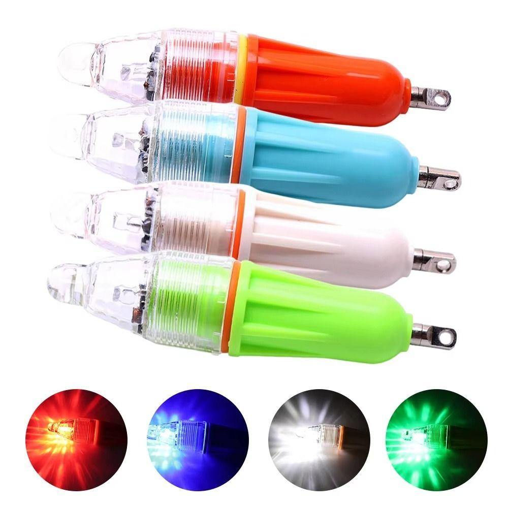 1Pcs IP68 Waterproof Underwater Fishing Light PC Fish Attractor Lamp  for Night Sea Fishing