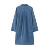2025 Spring Women's Casual Denim Zipper Dress