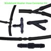 24Pcs Windshield Washer Hose Connector Kit, 3-way(T-type) 3-way(Y-type)2-way (I-type) Fit for Automotive Car Motorcycle Truck and Most Car Windshield
