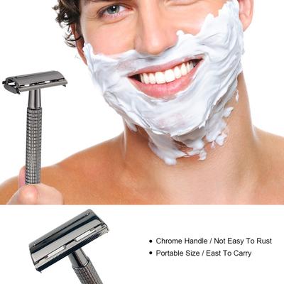 Men S Traditional Beard Shaver Long Handled Razor For Dry & Wet Shaving Male Shaving Tool