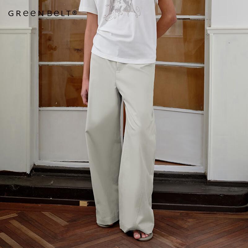 

GREEN BELT Urban Wild Women s Quick-Dry Split Design Wide-Leg Casual Pants M