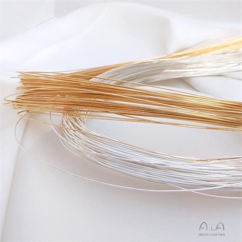 Color-Preserving Soft Wire: 14K Gold, Silver & Copper Anti-Fade Modeling Wire for DIY Jewelry.