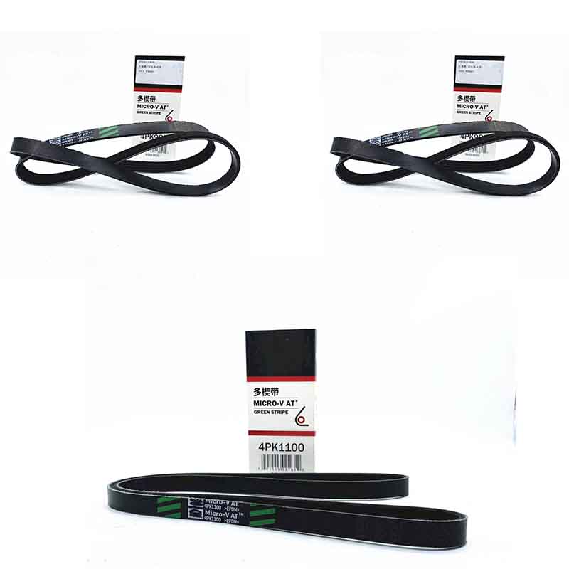 Generator Belt Steering Booster Pump Belt Air Compressor Belt 4PK985 4PK1100 Suitable for Great Wall Haval H3H5 Gasoline Engine