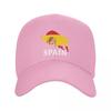 Klasická baseballová čepice Spanish Bull Spain Flag Unisex Dámská Nastavitelná venkovní čepice pro dospělého tátu