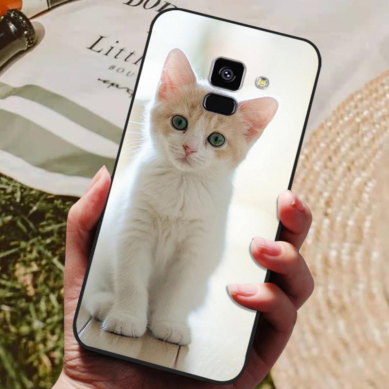 For Samsung Galaxy A8 2018 A530 A530F Case Silicon Soft TPU Phone Cover For Samsung A8 Plus 2018 A730 A730F Case Black Coques