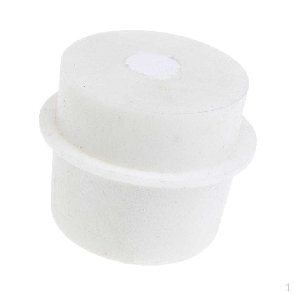 High-Quality White Silicone Bottle Stoppers - Odorless and Durable