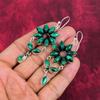 Brincos de Malaquita, Joias de Prata de Lei 925, Presente Para Mulheres Brincos Feitos à Mão Joias de Pedras Preciosas