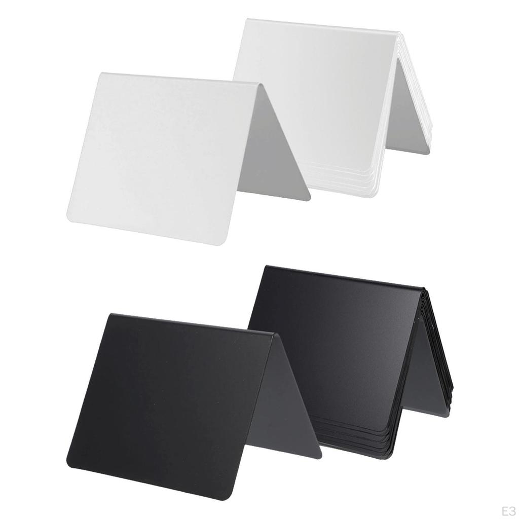 12 Pcs Mini Chalkboard Table Signs Double Sided Erasable Food Wordpad Place Cards Message
