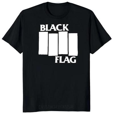 BLACK FLAG Μπλουζάκι Μπάρες Λογότυπο Hip-hop Punk Μπάντα Γραφικά T-shirts Γυναικεία Ανδρικά Τάση Κλασικό Κοντομάνικο Ενήλικας Διαπνέον Camisetas