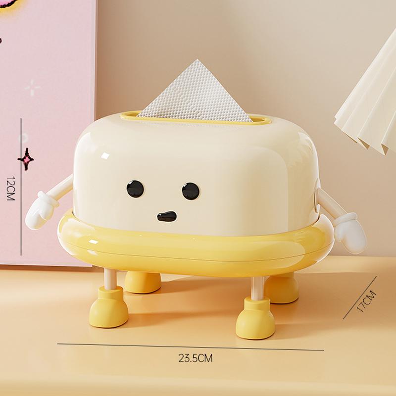 Tissue Box Living Room Premium Sense Home Kitchen Bathroom Paper Box Large Capacity Spring Lift