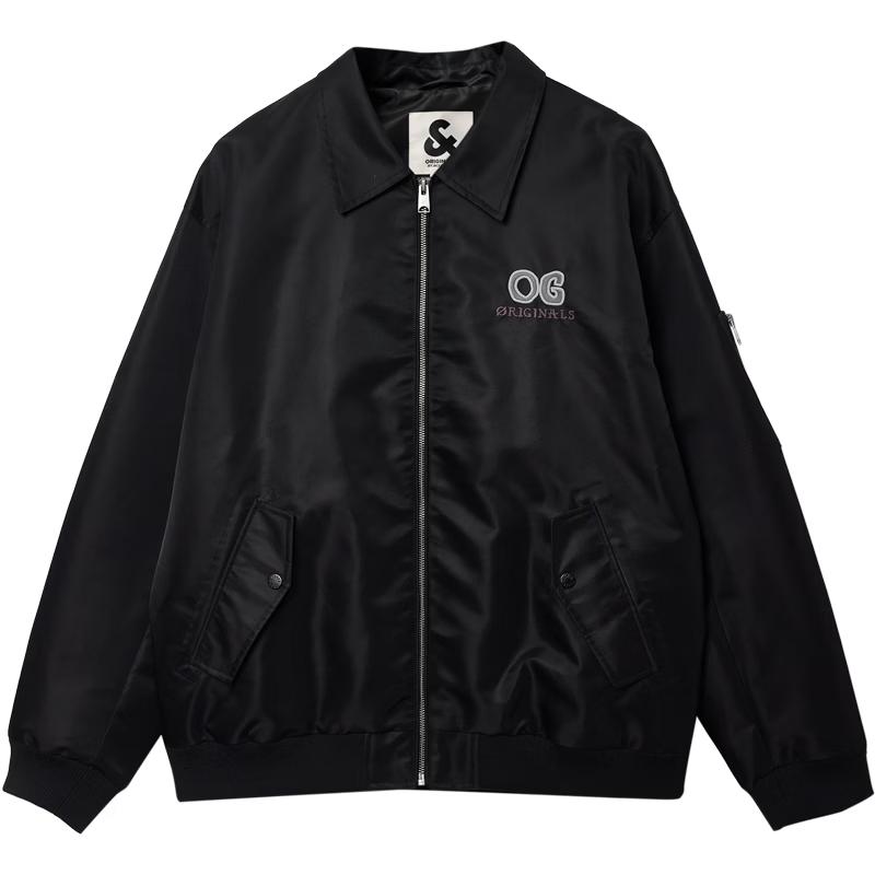 Jack & Jones Men s Loose-Fit Lapel Autumn Jacket M
