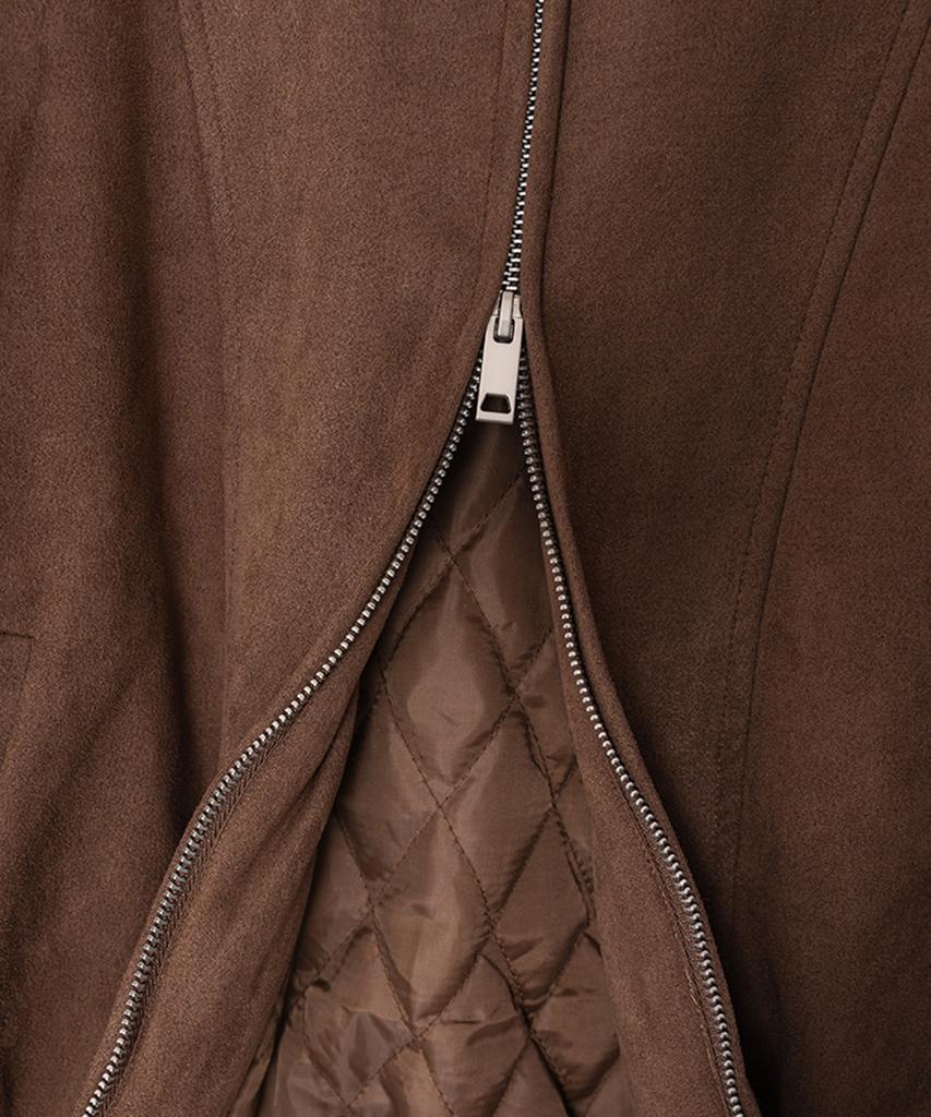 Underoff Suede Padded Blouson Jacket 4 Colors
