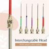 M-Modern-Easy Stitch Embroidery Stitching Punch Needles Set, Embroidery Supplies Including Punch Needle Tool