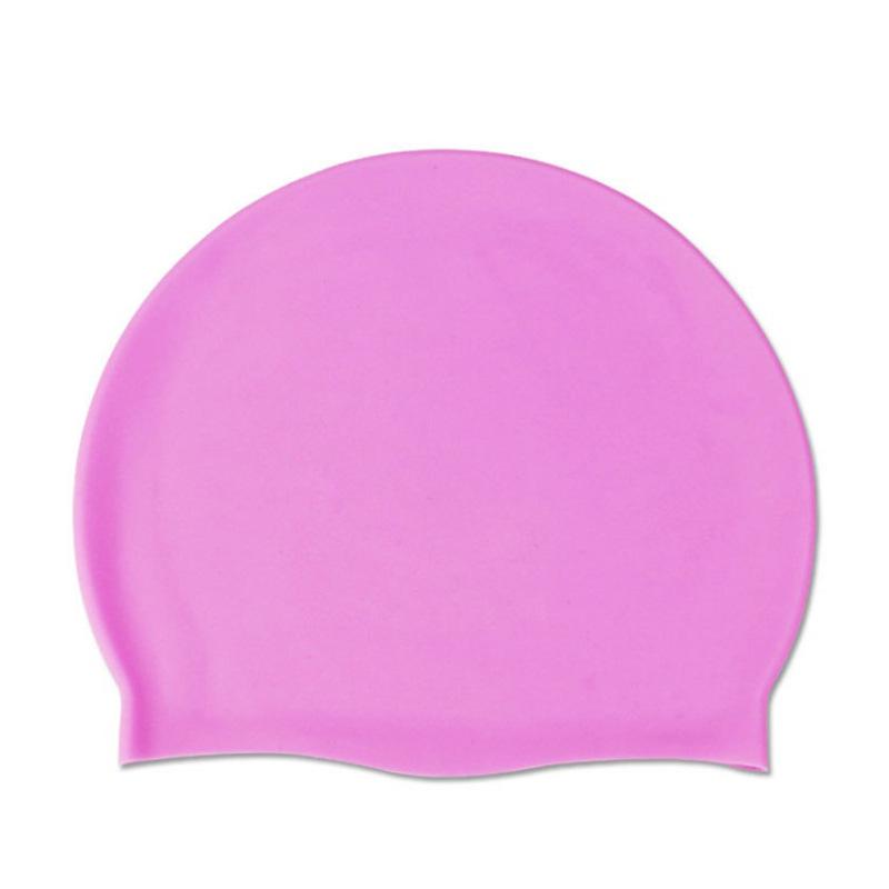 Universal Plus Size Silicone Swimming Cap for Men, Women, and Children - Comfortable, Non-Tight Fit