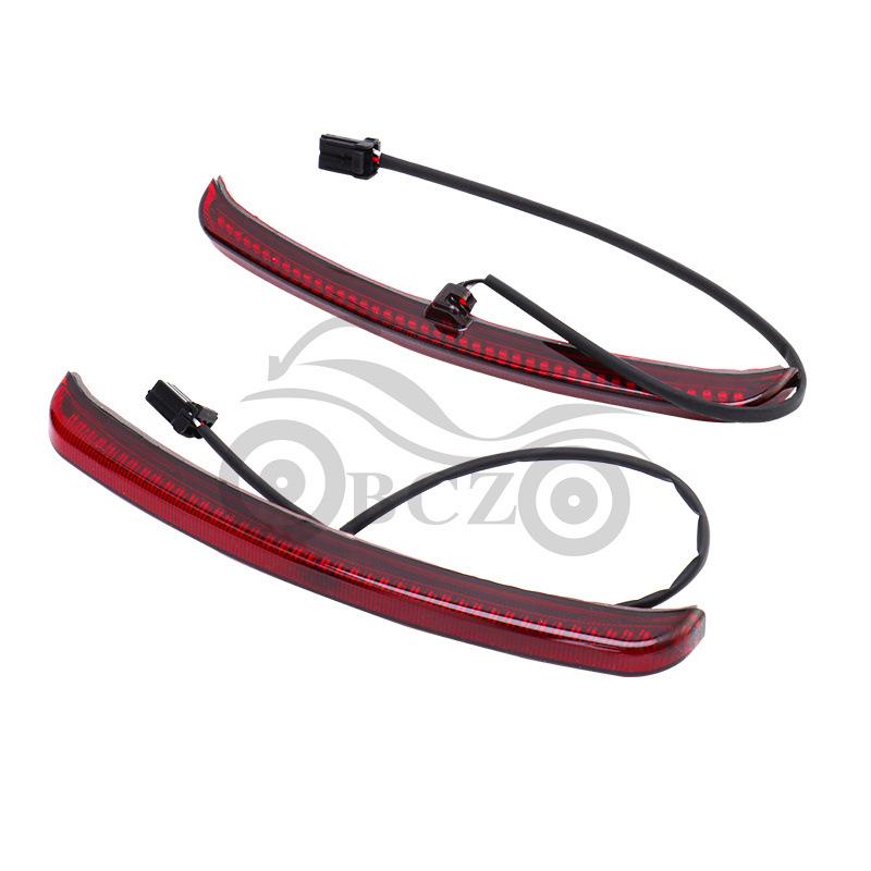 Universal Harley Street Glide Rear Fender Taillight Brake Light 97-22