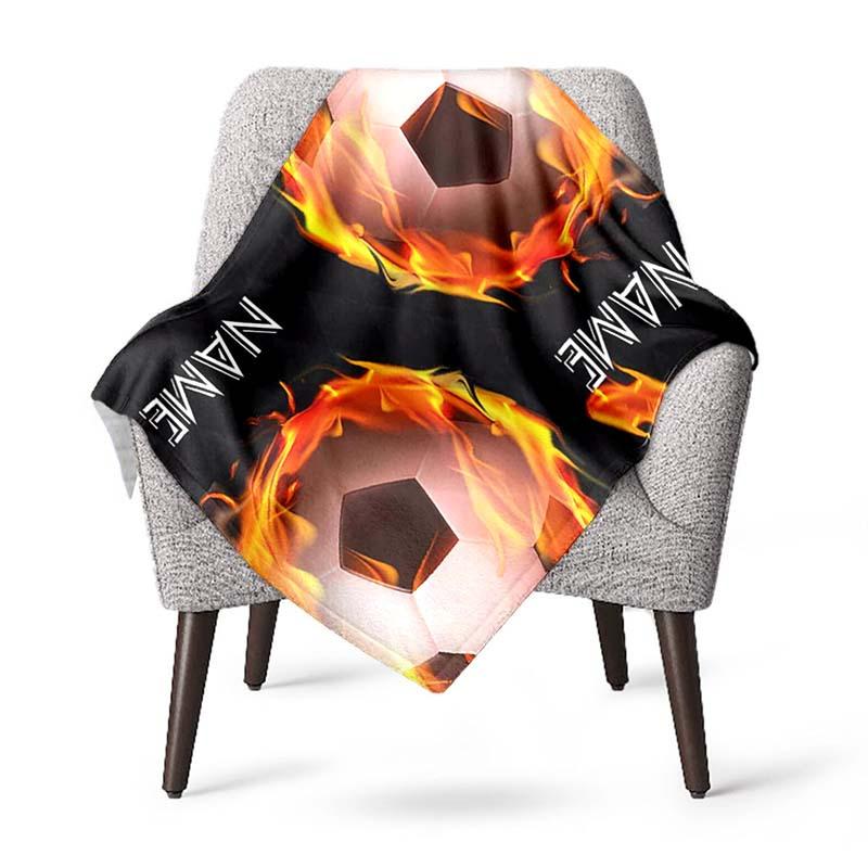 Customize Your Name Blanket Used For Chair Office Sofa Bed Camping Soft And Warm Giving Friends And Relatives Birthday Graduation Gift