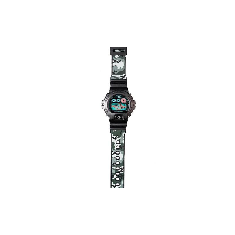 

CASIO G-SQUAD series G-SHOCK series BLISS&ESO 30th anniversary joint model Luminous fluorescent black waterproof Quartz resin strap men s DW6900BNE-1 чорний