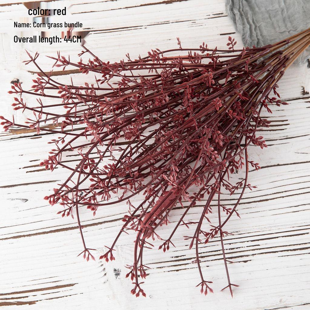 Corn Grass Bouquet: Artificial Rose and Flower Wall for Home and Wedding Décor, INS Style.