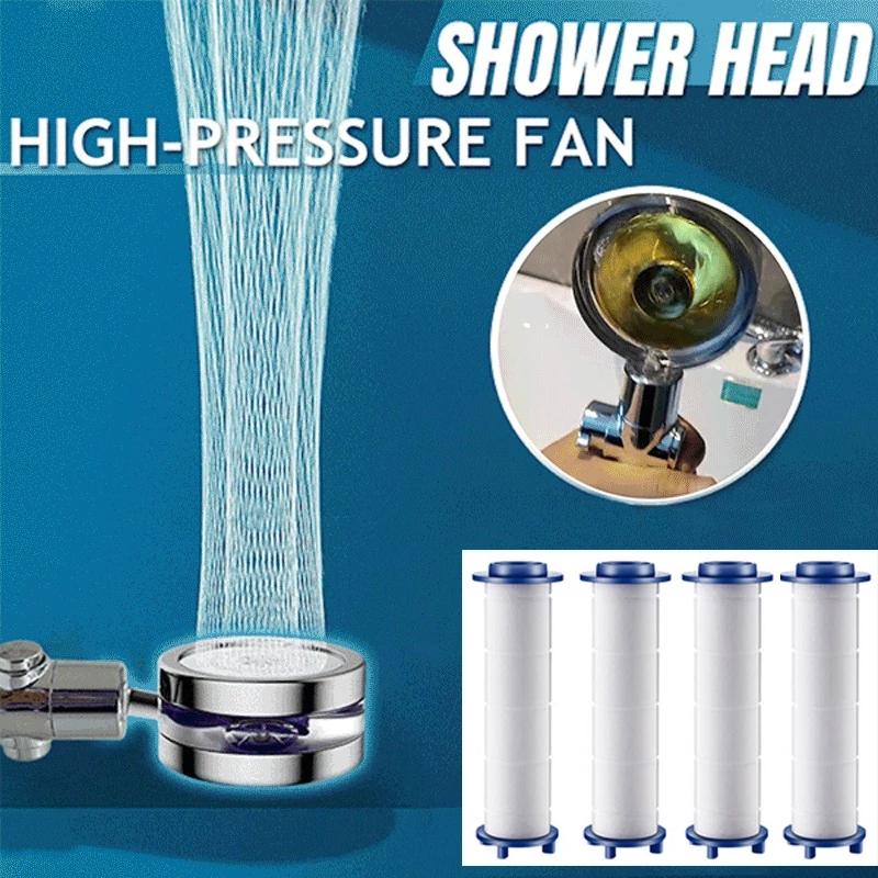8 Pcs Shower Head Filter Filters Cotton Replacement Pp Cartridge Handheld Hose with Propeller Fan Pressure Supercharge Hydro Water