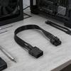8pin (6 + 2) Stromkabel mit verlängerter Länge, verzinnte Kupferleiter für eine zuverlässige Grafikkartenverbindung in PC-Builds