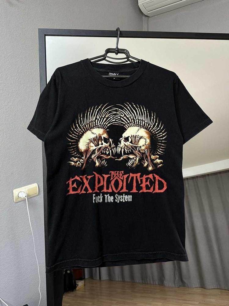 The Exploited Band Fck The System T-Shirt Unisex Concert S-5XL CM961 Unisex T-Shirt S