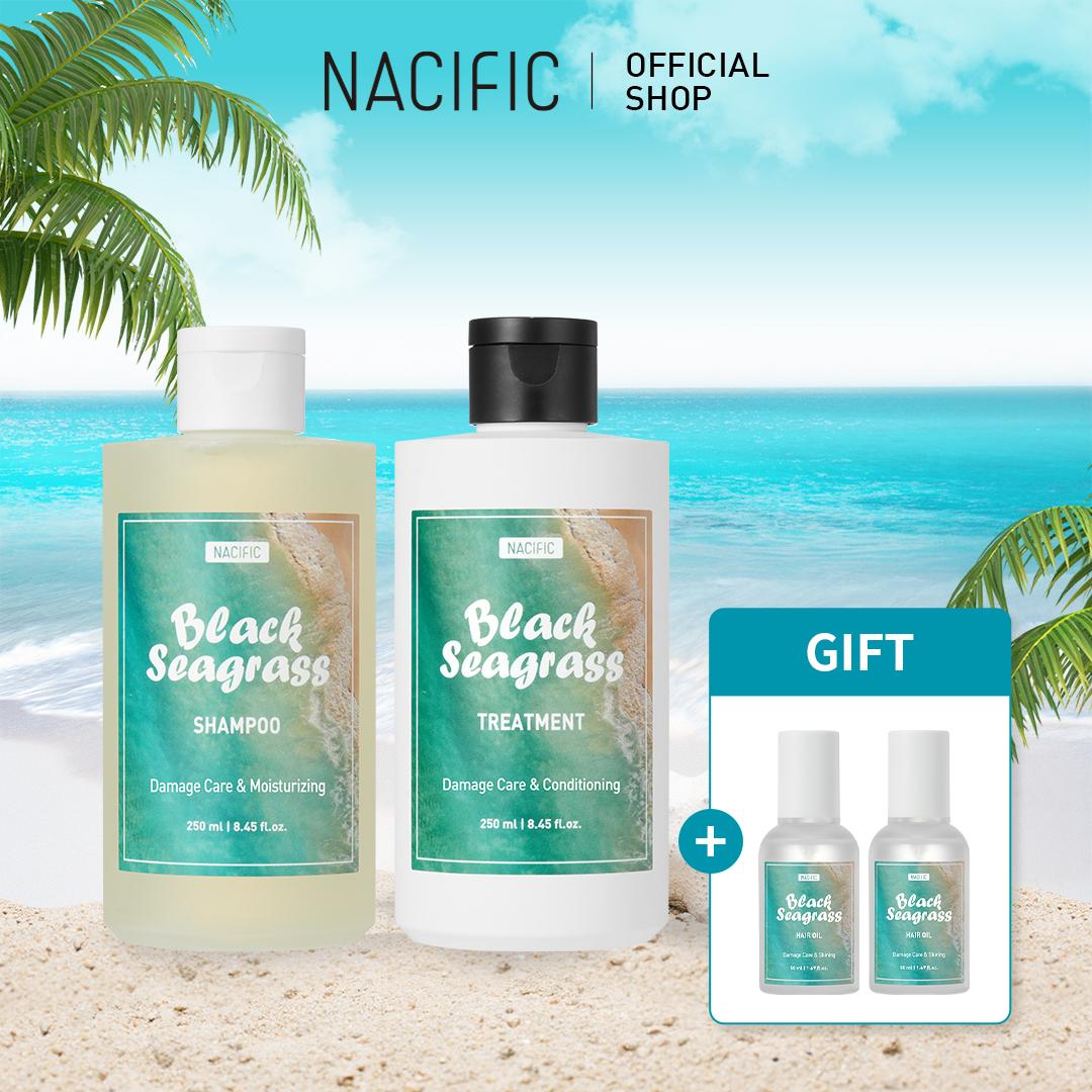 

[NACIFIC] BLACK SEAGRASS Специальный набор для ухода за телом/волосами фиолетовый