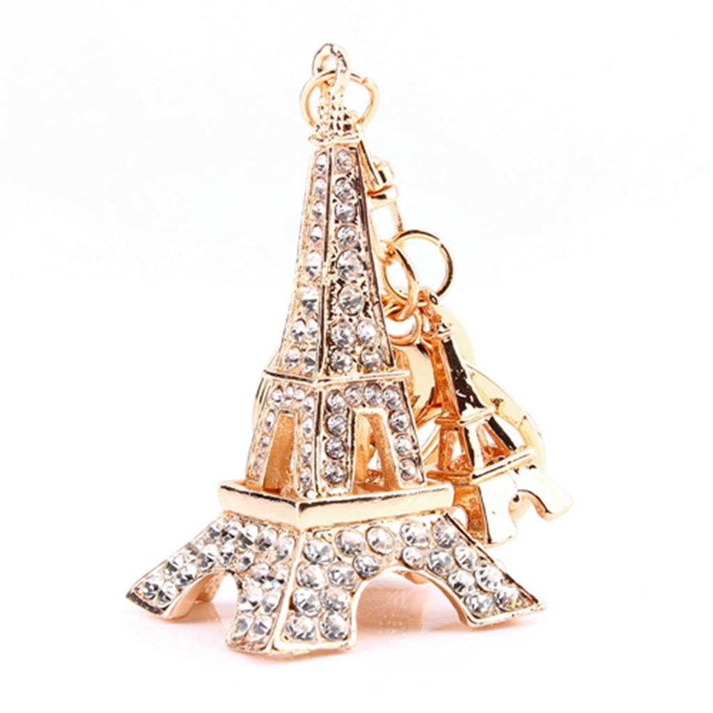 Torre Eiffel Strass Chaveiro Charme Pingente Bolsa Bolsa Chaveiro Corrente Chaveiro