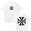 Summer 2026 New West Coast Motorcycle Design Men's T-shirt High Quality Fashion Print Crew Neck T-shirt for Men and Women