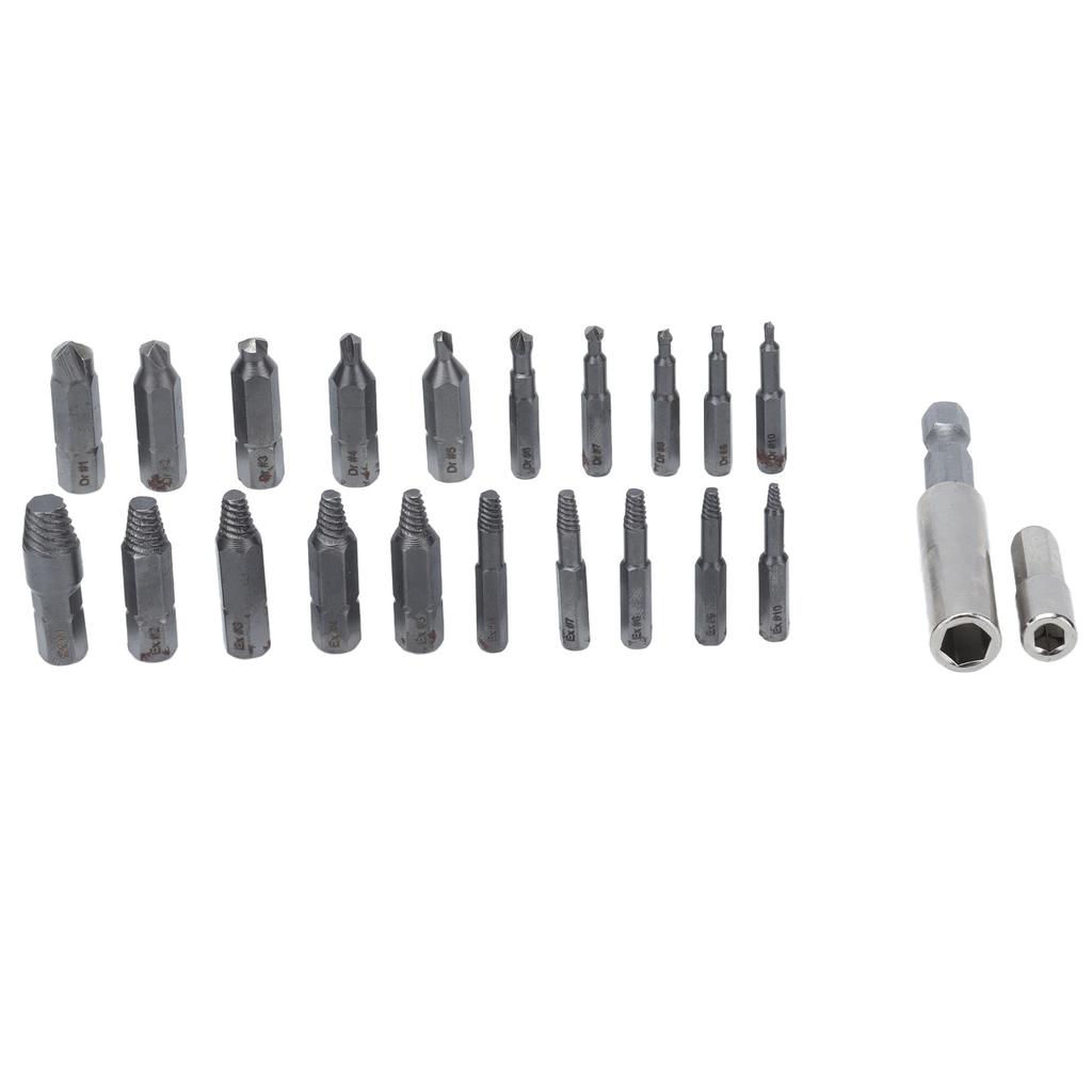 Schraubenausdreher-Set Chrom-Vanadium-Stahl Beschädigte Schrauben Bolzen Ausdreher Werkzeugsatz mit Aufbewahrungsbox