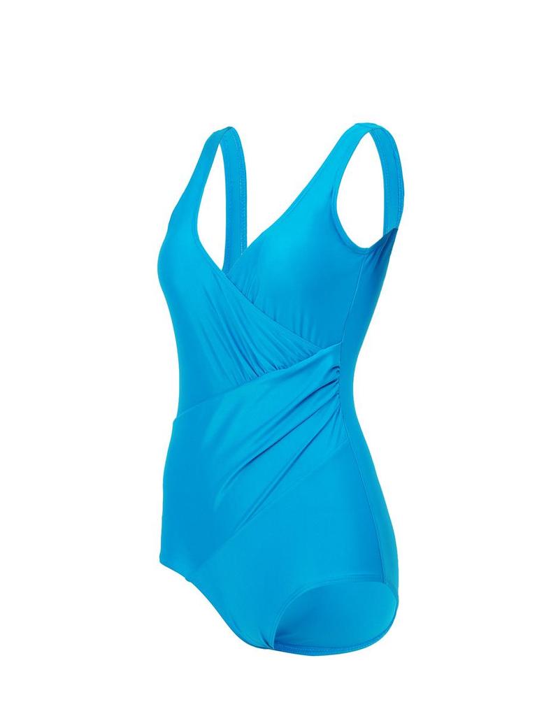 2024 Übergröße Einteiliger Badeanzug für europäische und amerikanische Frauen