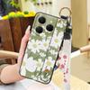 Wristband Anti-dust Phone Case For Tecno Spark20 Pro/KJ6 Anti-knock Soft case Silicone Shockproof Lanyard Wrist Strap