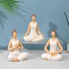 Drei Göttinnen Yoga im Schneidersitz Ganzkörper Wohnzimmer Dekoration