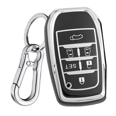Toyota TPU Key Case, Key Cover, Smart Key Protective Cover, Shockproof, Dustproof, Lightweight, Compatible