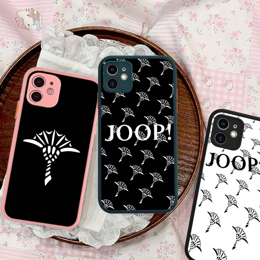 Luxury Fashion J-Joop For IPhone 15 16 Pro Max 11 12 13 14 XS XR X Plus 16E Matte Translucent Phone Cover