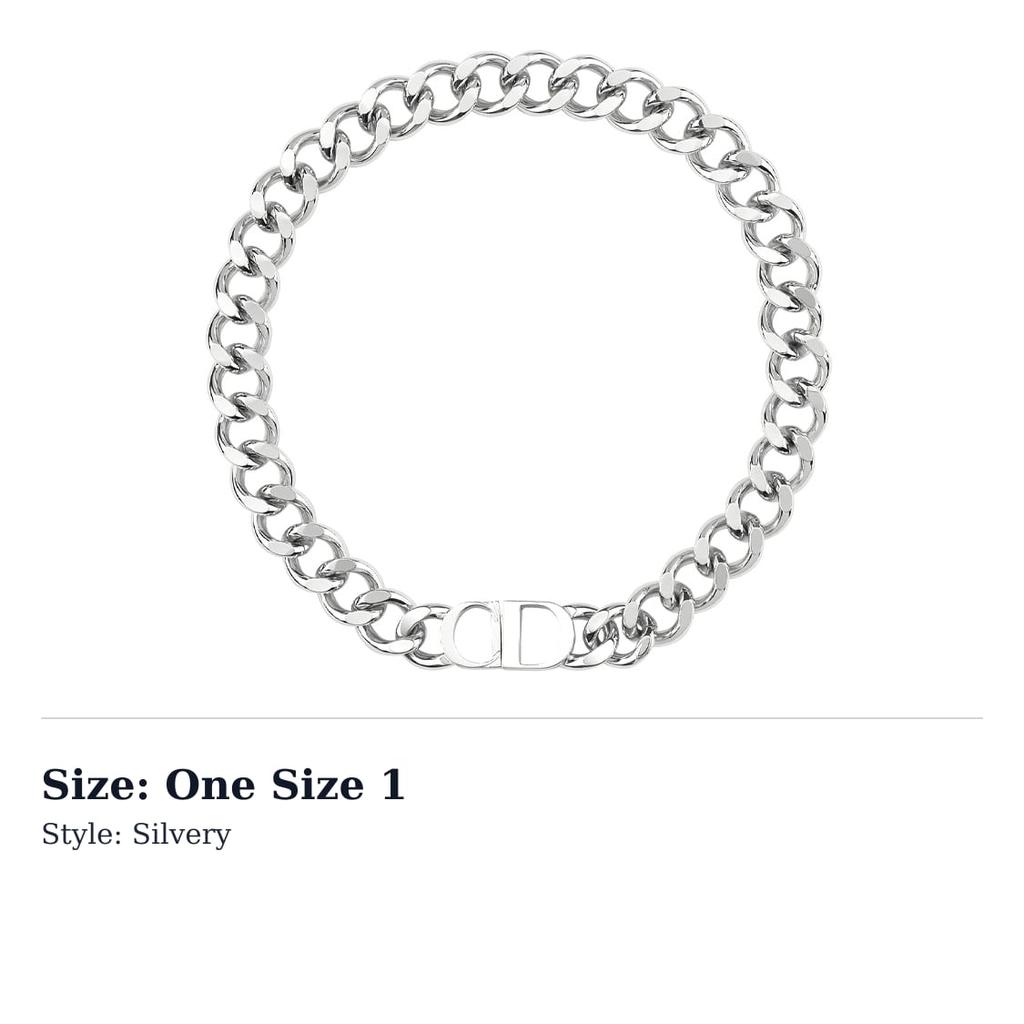 DIOR Cd Chain Necklace N1097HOMMT-D000