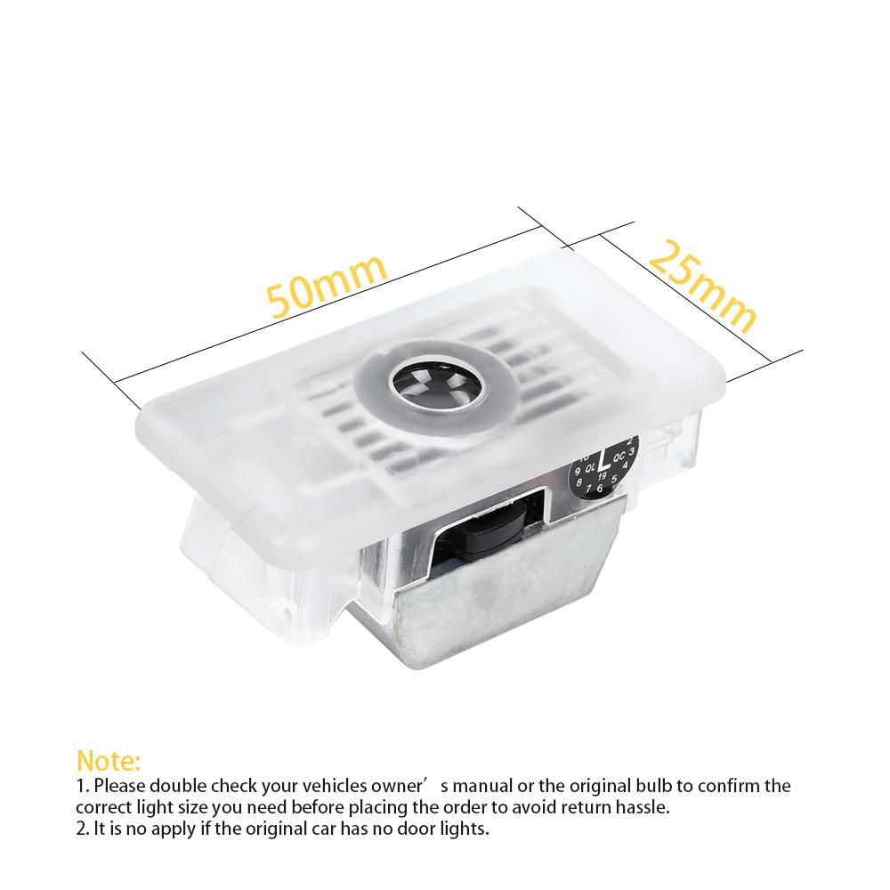 2X For BMW G20 G21 F40 Z4 G89 X7 G07 1 3 8 Series Ghost Shadow LED Car Door Logo Projector Welcome Light Auto Accessories