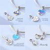 Original Charms Bead Copper Can Be Opened Family Charms Love Back Letters Pendant Fit Bracelet Jewelry Gift Marking
