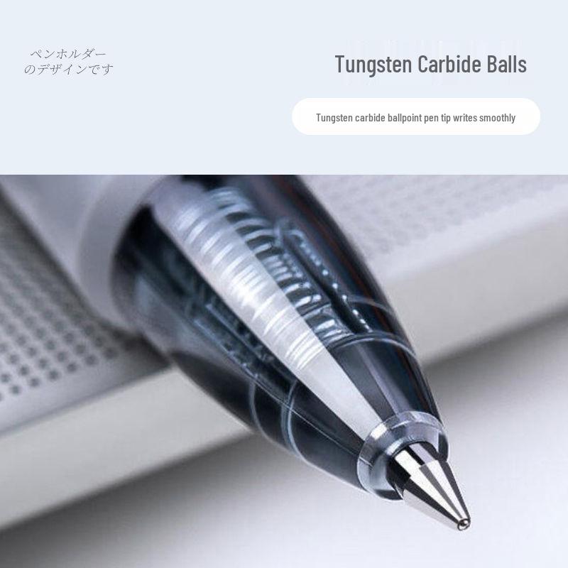 Deli Zhen S08 Black Gel Pen 0.5mm Bullet Tip, Elegant Design for Office & Student Use
