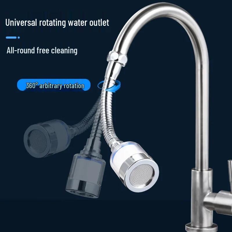 LINGJULI Kitchen Faucet Universal Aerator & Splash Guard