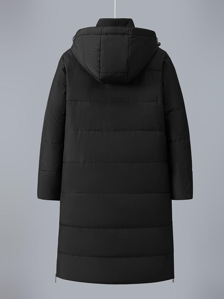 2025 Unisex Hooded Warm Winter Jacket - Long, Cold-Protection Style for Youth