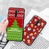 Schwarze Hülle für Xiaomi Redmi 13C Note 9 iPhone XR 7 8 14 15 11 12 13 X XS Pro Max Samsung A25 S23 S24 FE Ultra Plus Weihnachtsbaum Weihnachtsmann