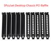 5Pcs Desktop Chassis Pci Baffle Expansion Slot Cover Plate Dust Bezel For Computer Pc Case